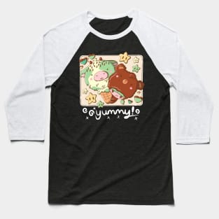 Cute mint ice cream girl kawaii style Baseball T-Shirt